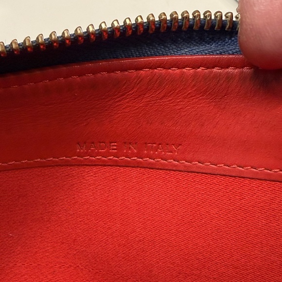 Christian Louboutin Pantone Spike China Blue Zip Wallet - Picture 7 of 7